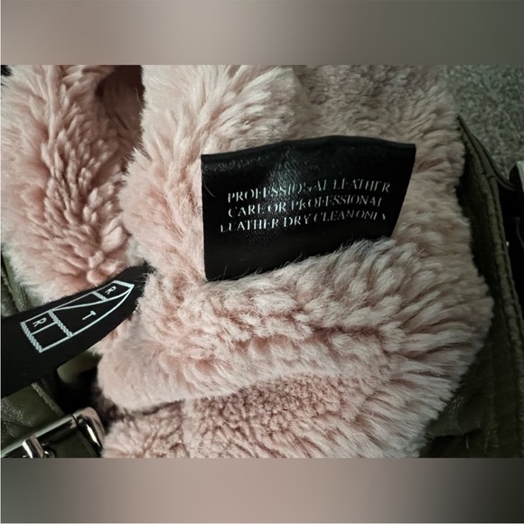 SAMANTHA SIPOS Faux Fur Moto Leather Jacket - Picture 16 of 17